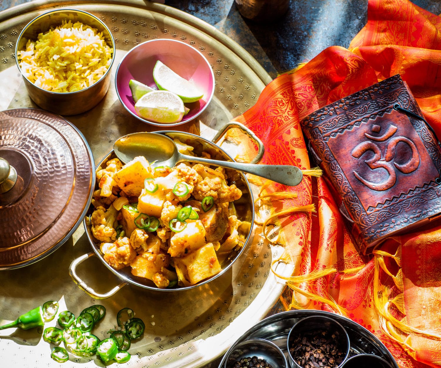 Aloo gobi (potato and cauliflower curry) - Nadia Lim