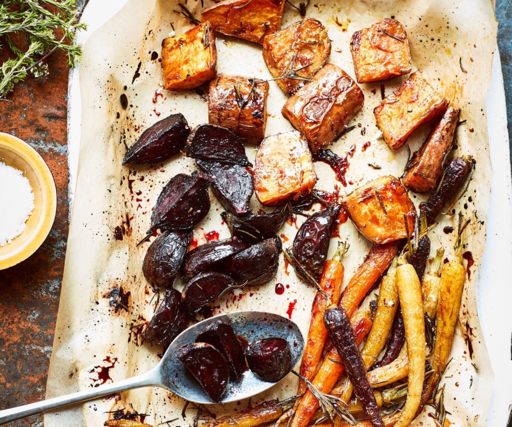 Honey-roasted root vegetables - Nadia Lim