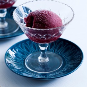 Black Doris Plum Sorbet - Nadia Lim