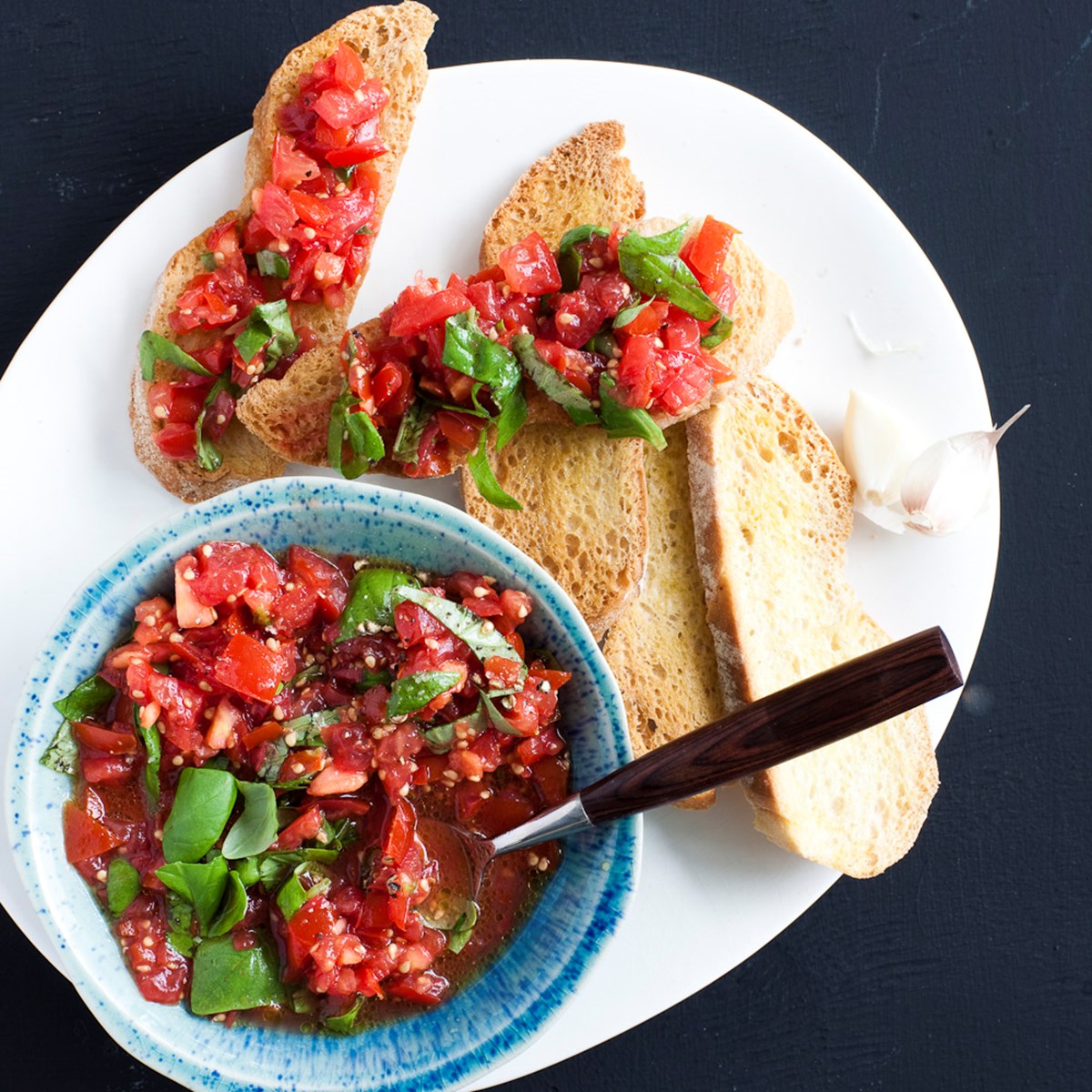 Classic Tomato Basil Bruschetta