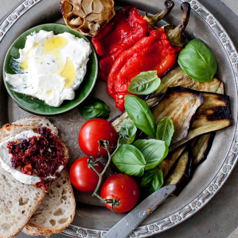 Mediterranean Antipasti Platter - Nadia Lim