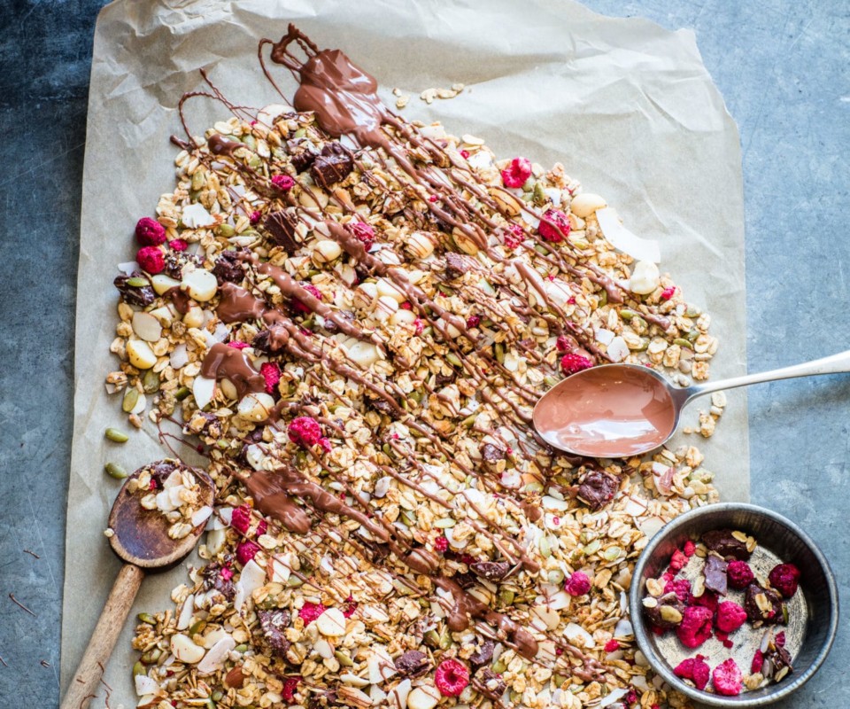 Chunky chocolate granola Nadia Lim