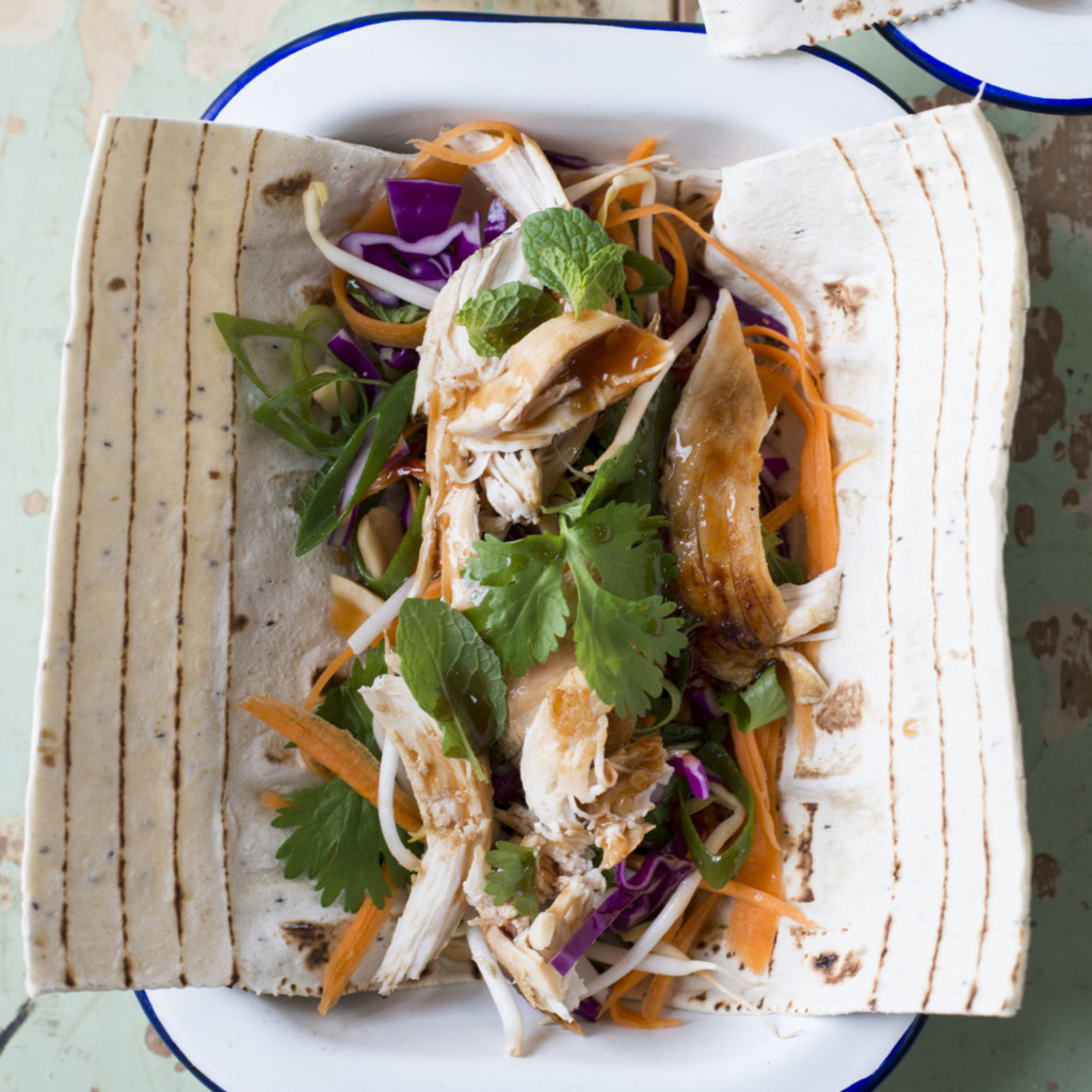 Leftover turkey or chicken Asian salad Nadia Lim