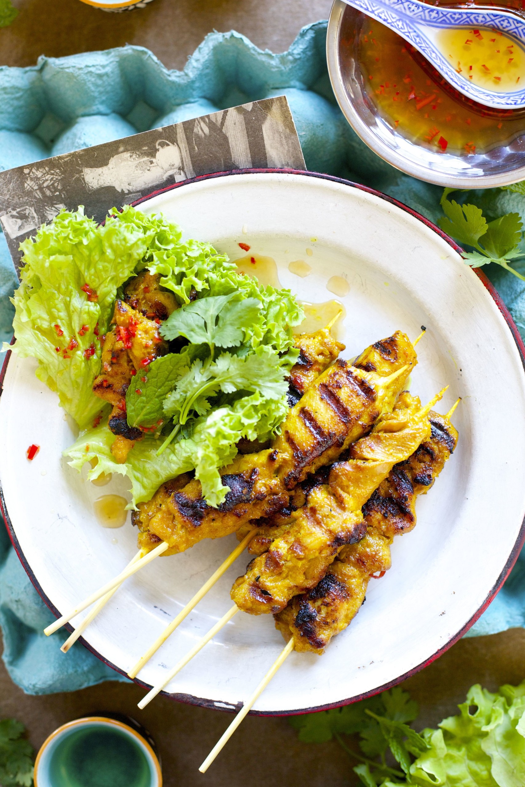 Skewered Vietnamese Chicken with Lime Leaf – Ruth Pretty Catering