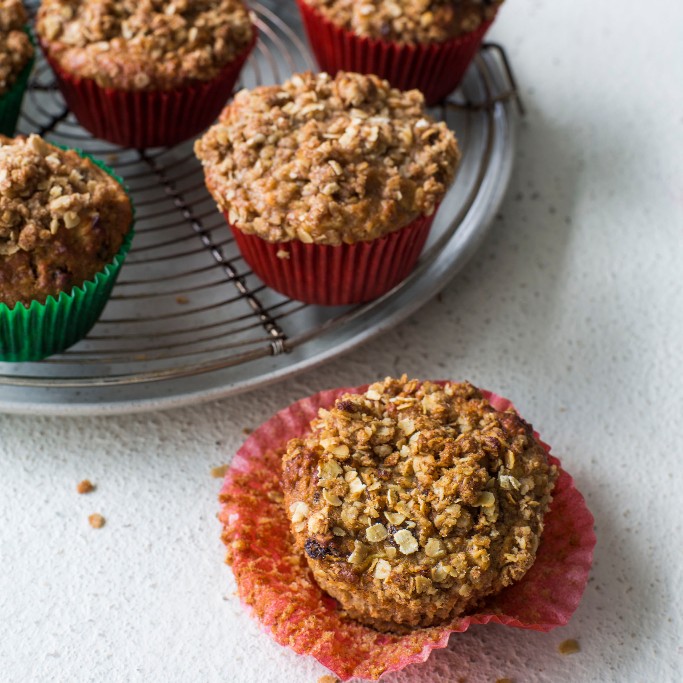 Oaty Apple and Sultana Muffins - Nadia Lim