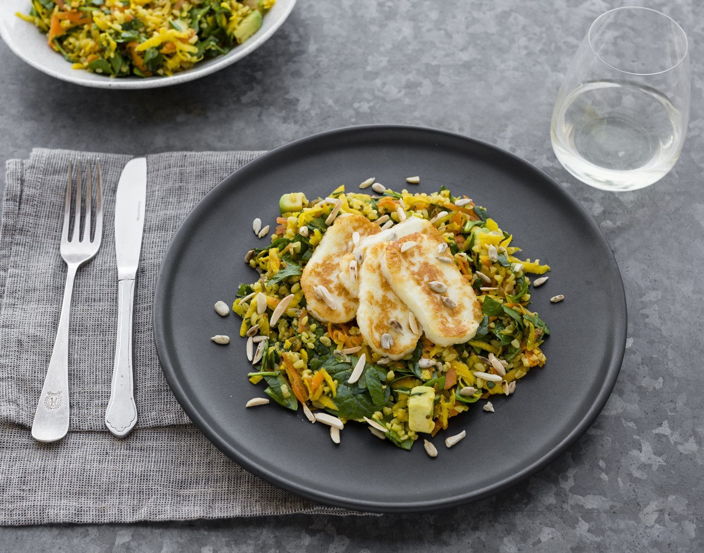 PanFried Haloumi with Golden Beetroot Salad Nadia Lim