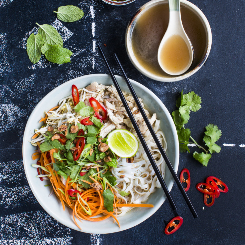 Vietnamese chicken noodle soup (Pho Ga) - Nadia Lim